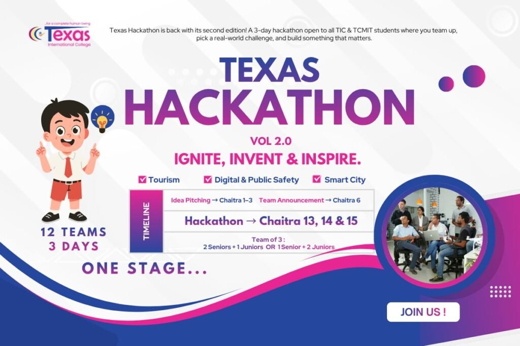 Texas Hackathon Vol. 2.0 | Ignite. Invent. Inspire.