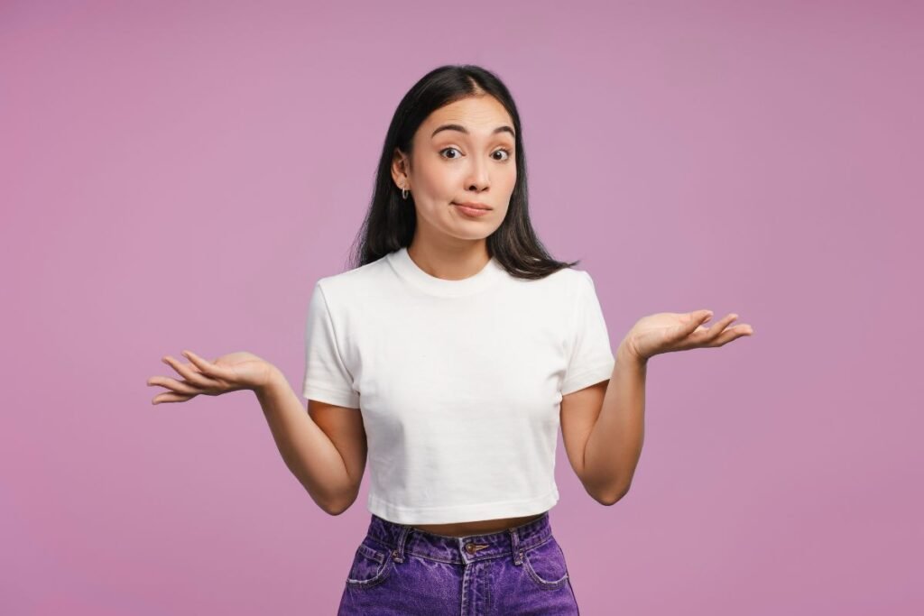 confused young nepali woman to choose the best service