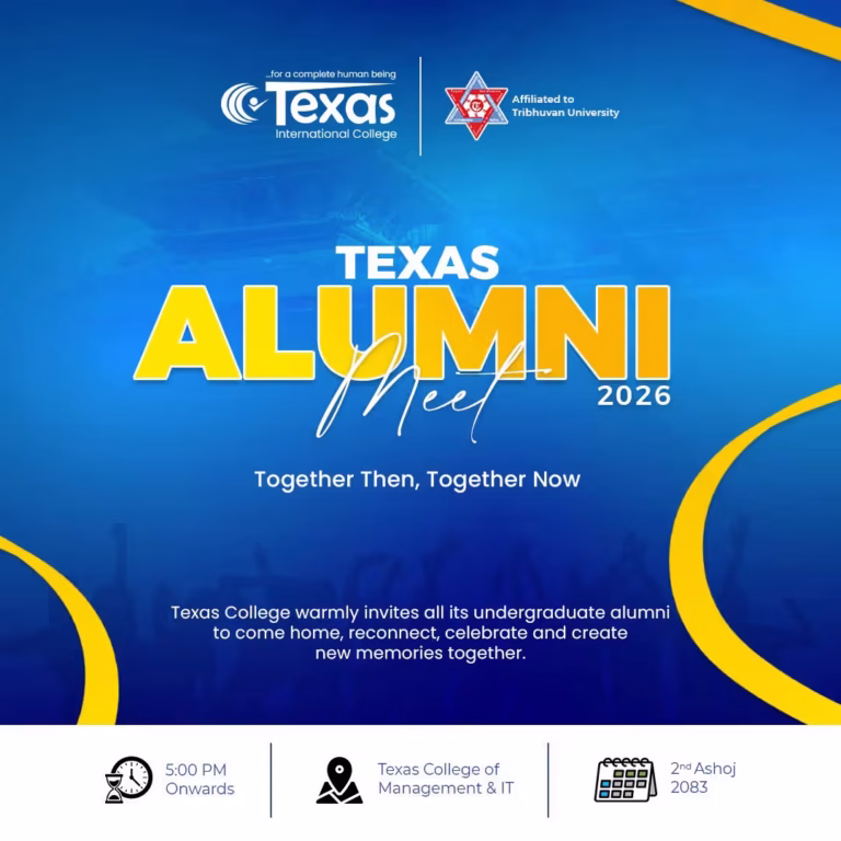 Announcement of Texas Alumni Meet
