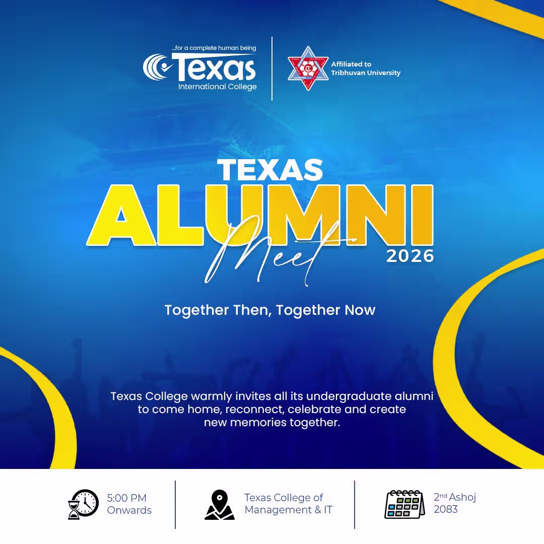 Announcement of Texas Alumni Meet